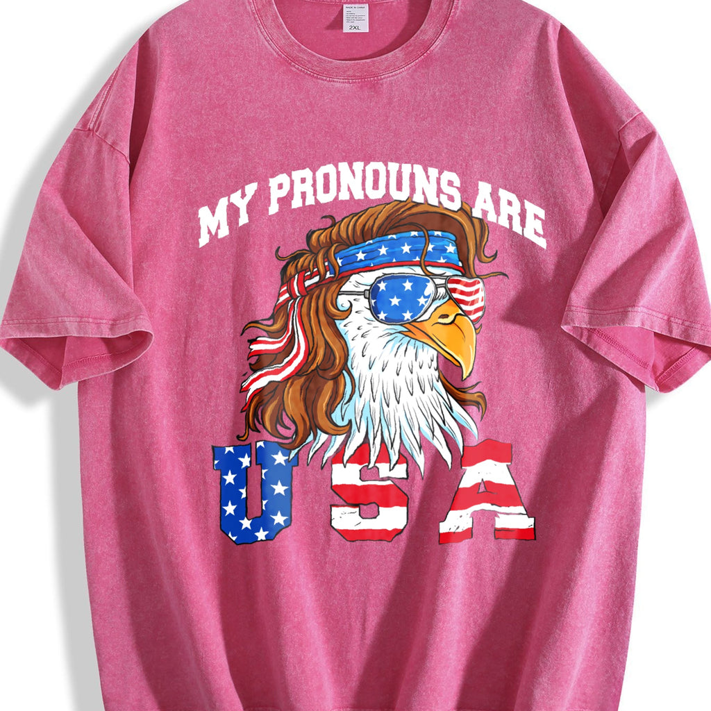 My Pronouns Are USA Eagle American Funny 4th Of July product image 5