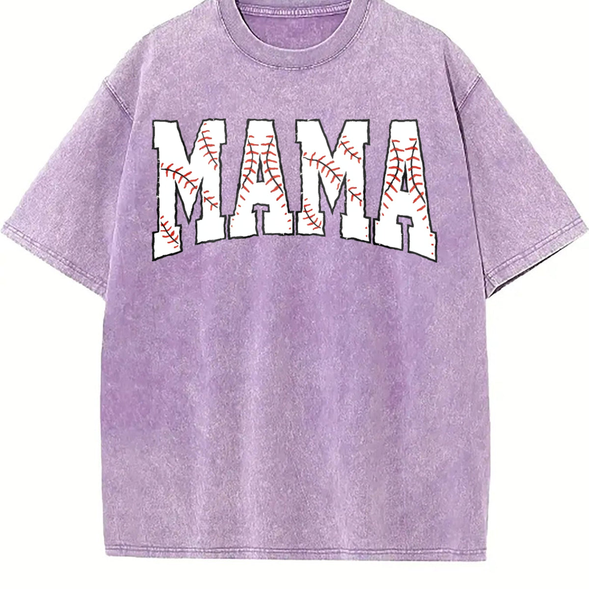 Baseball Mama Vintage Washed T-Shirt product image 6
