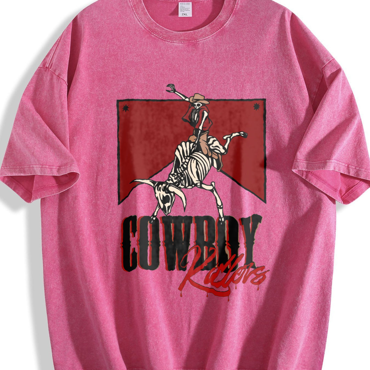 Cowboy Lovers Rodeo Vintage Washed T-Shirt product image 5