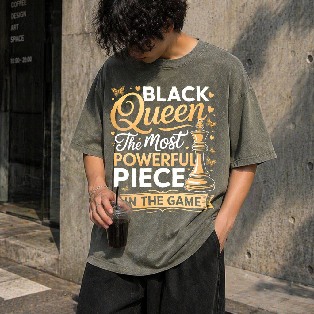 Black History For Month Vintage Washed T-Shirt product image 4