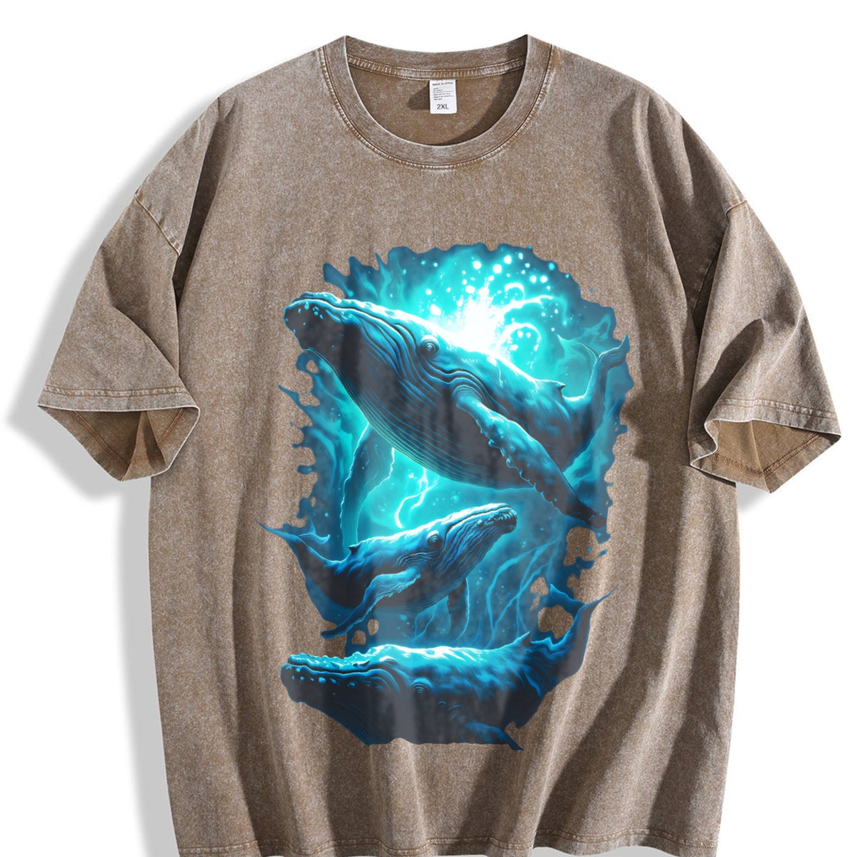 Whale Vintage Washed T-Shirt product image 3