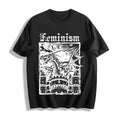 Feminism Dragon - - Castle - Funny Activism - Cotton T-Shirt product image 1