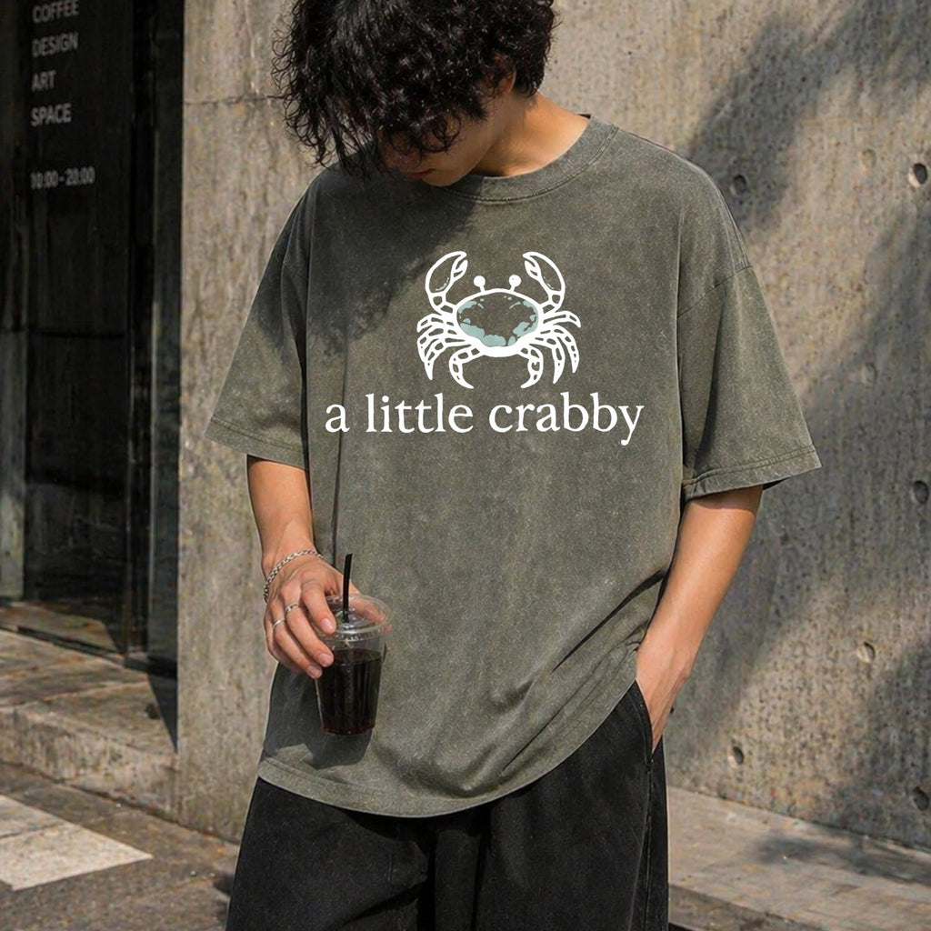Little Crabby Vintage Washed T-Shirt product image 4