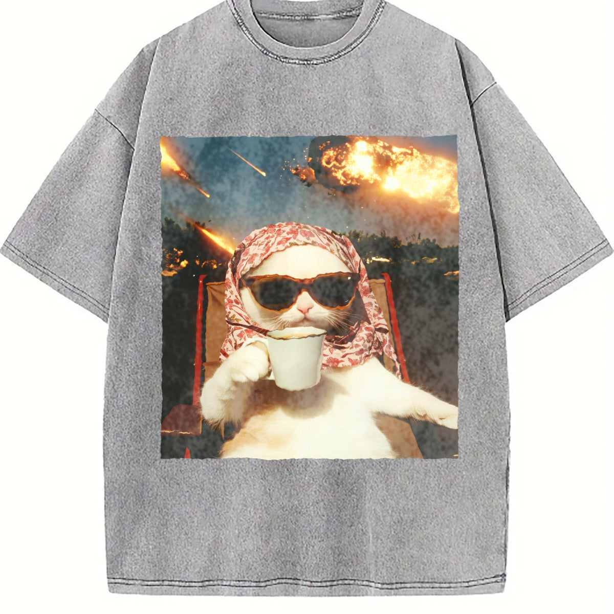 Letter Summer Layerable Vintage Washed T-Shirt product image 4