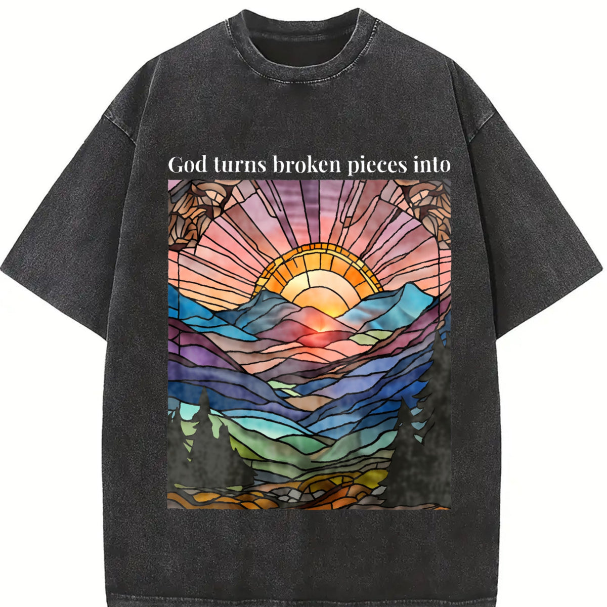 God Turns Broken Pieces Into Masterpieces Inspirational product image 2