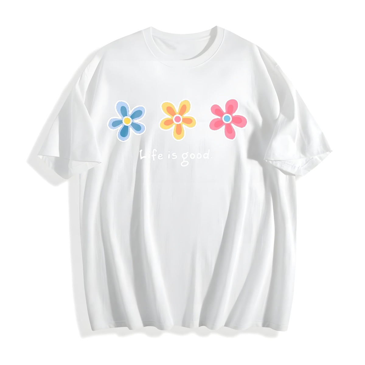 Daisy For Baggy Hip Hop Mother's Day Cotton T-Shirt product image 2