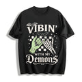 Vibin' With My Demons Cotton T-Shirt product image 1