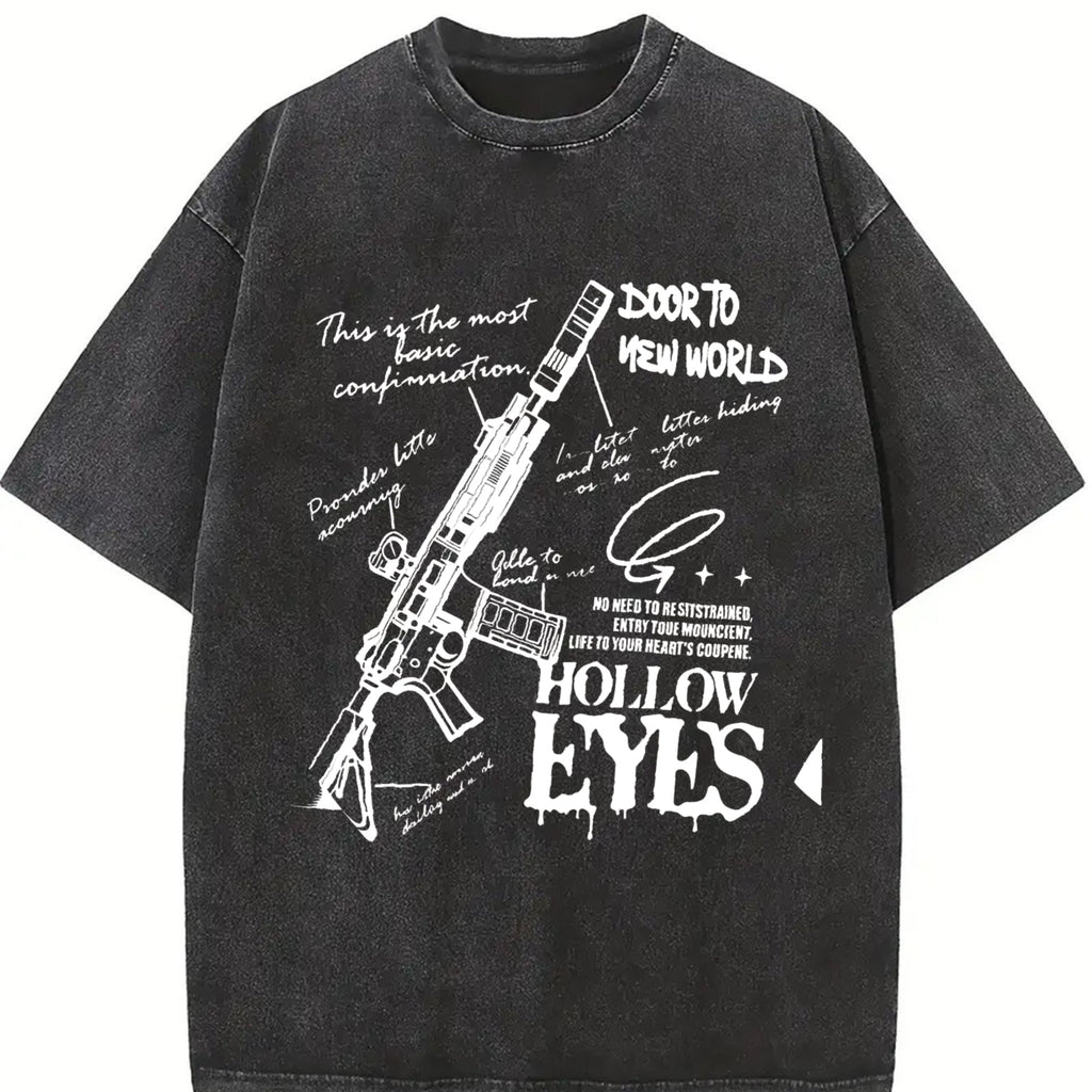 Edgy Punk Gun-themed - Dark Text For Music Festivals product image 2