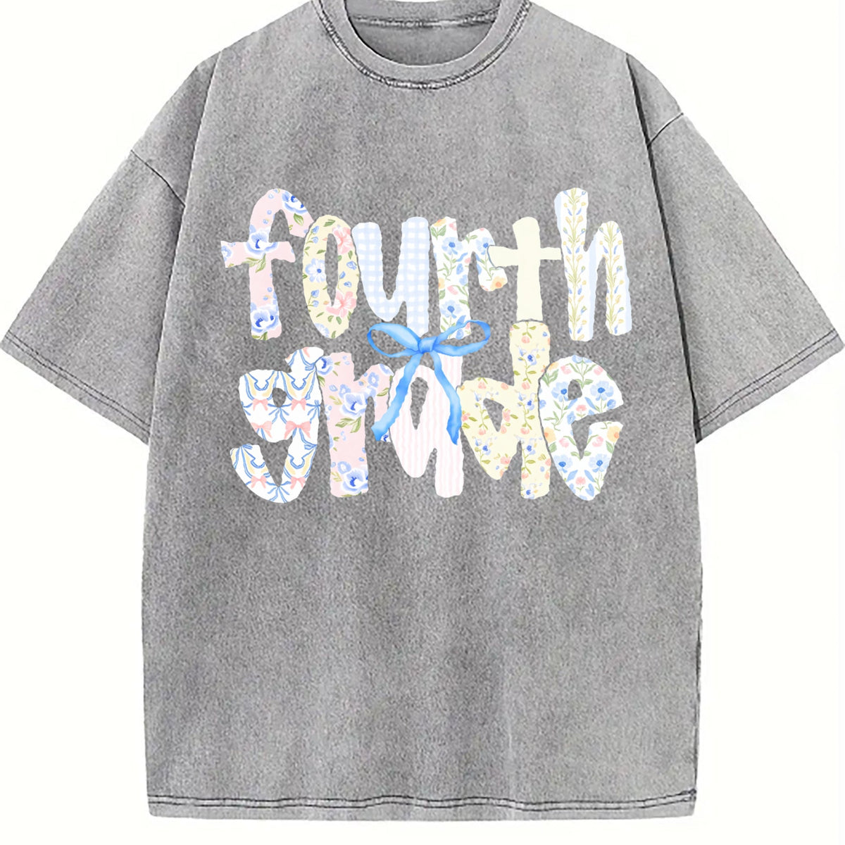 Fourth Grade Teacher Vintage Washed T-Shirt product image 4