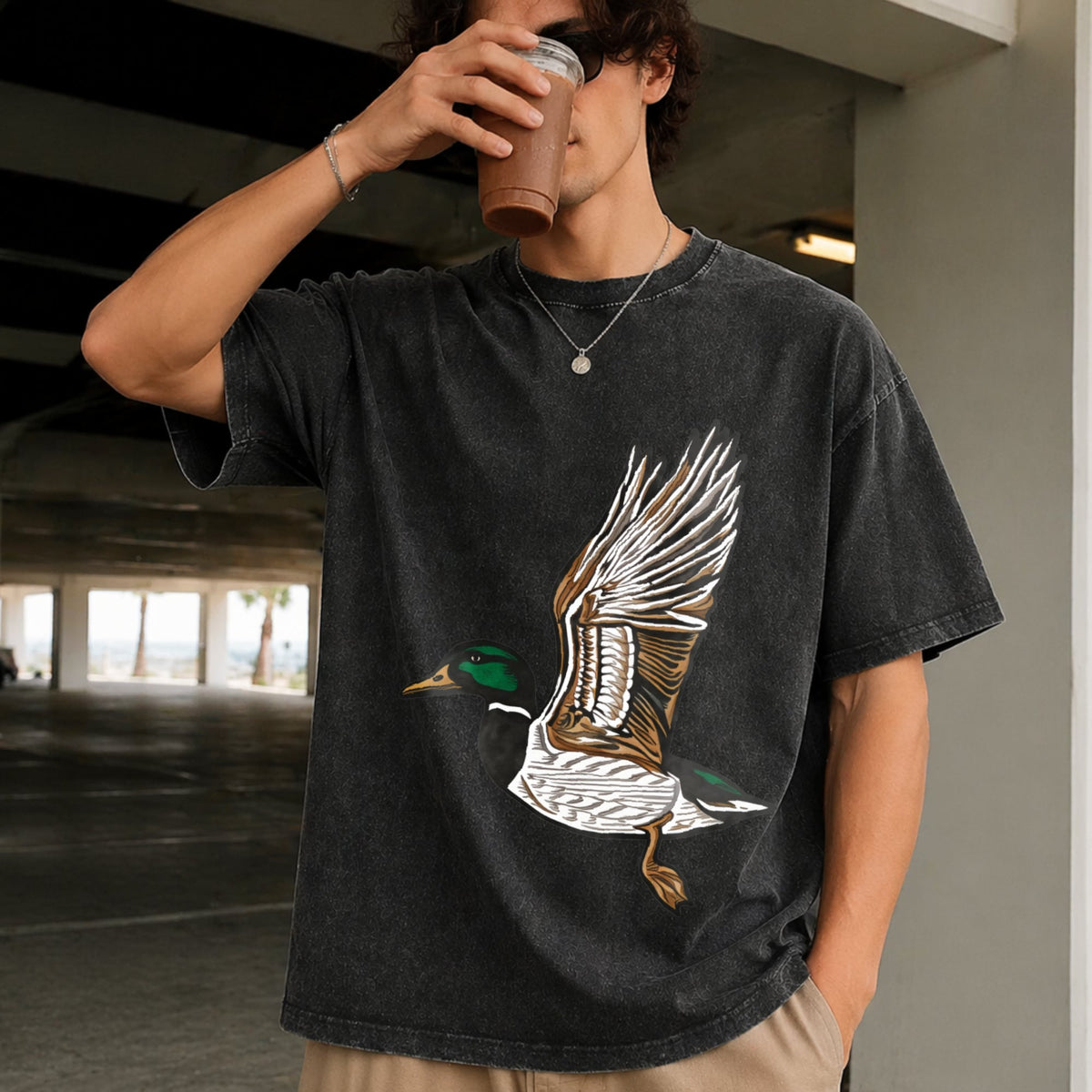 Duck Vintage Washed T-Shirt product image 2