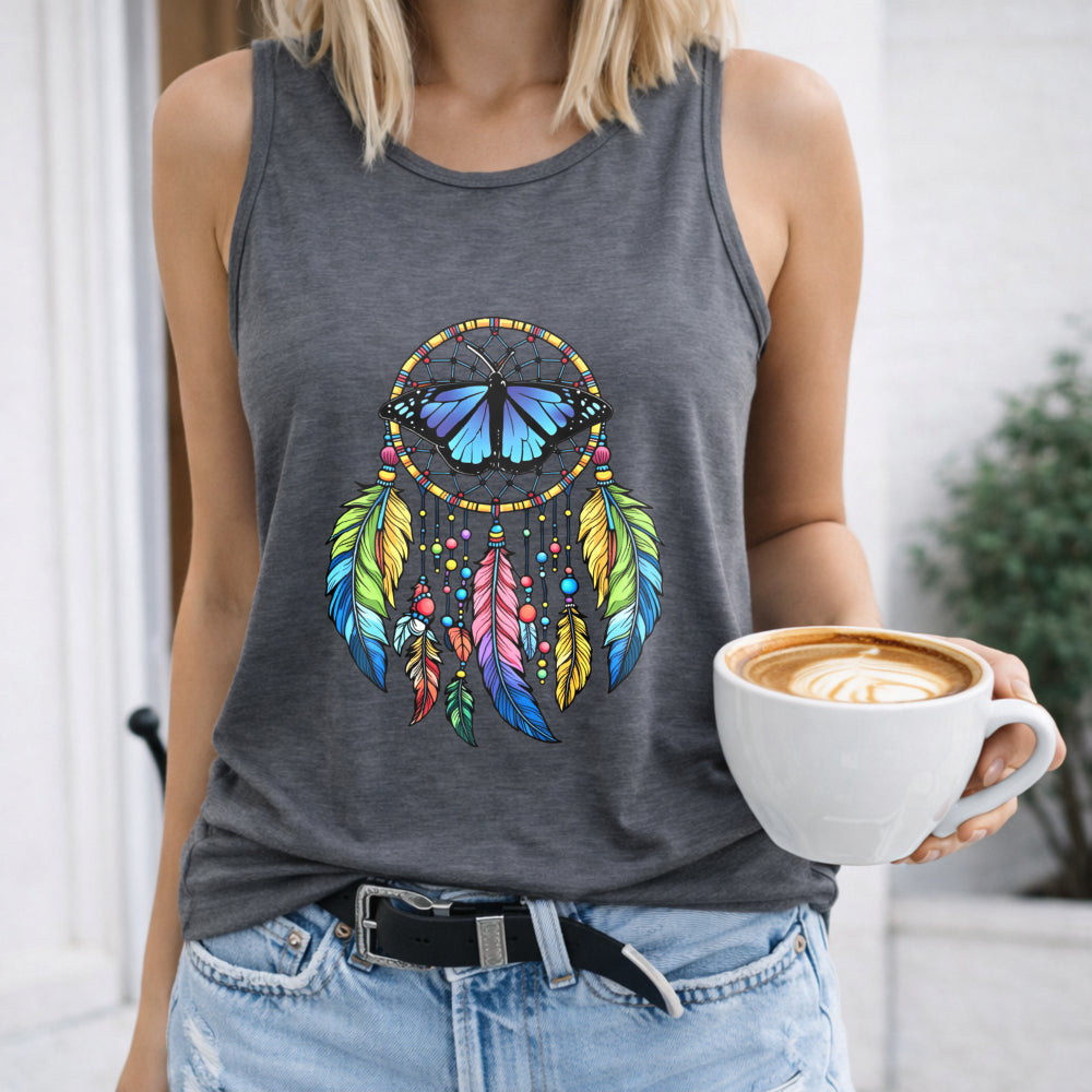 Sense Dream Catchers & Butterfly Women's Tank Top