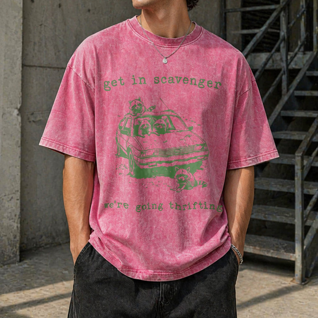 Get In Scavenger Thrifting Vintage Washed T-Shirt product image 7