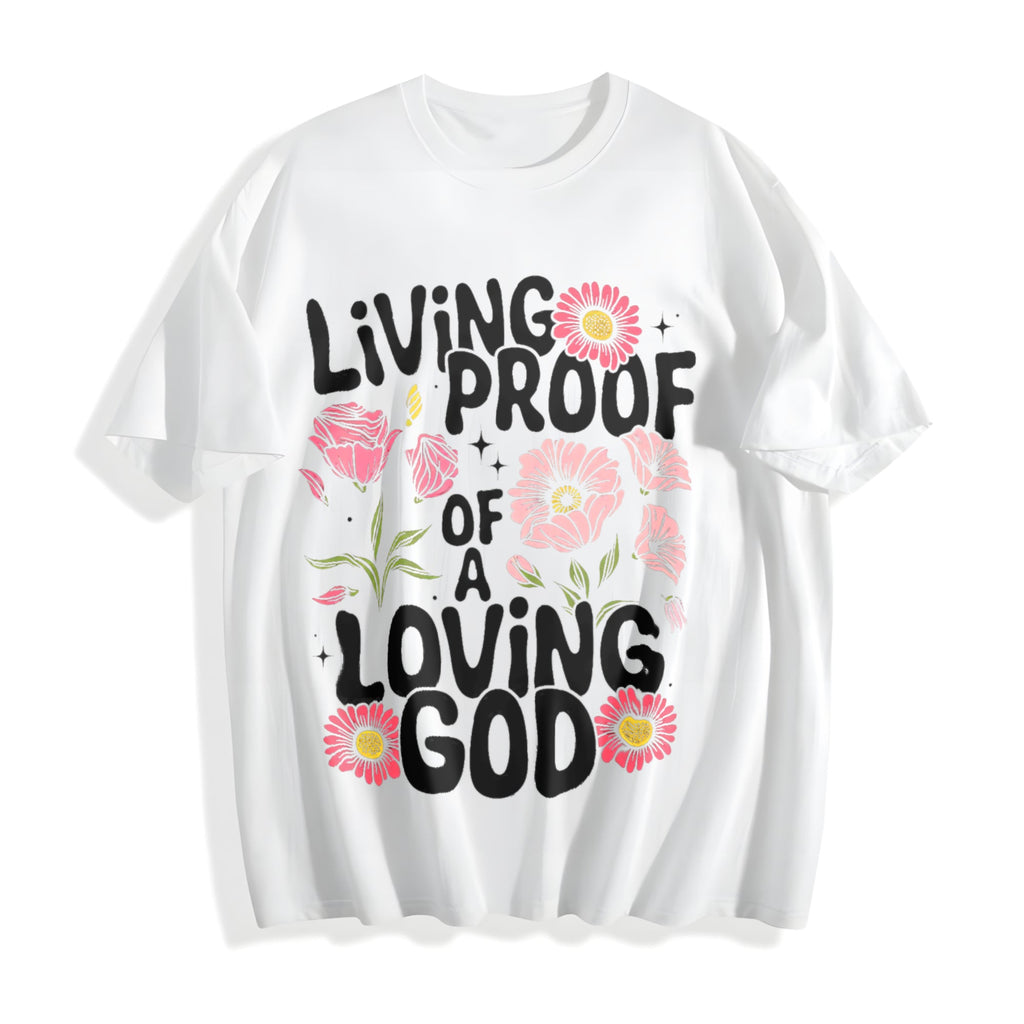 Living Proof Of A Loving God Text & Flower Water Wash For product image 2