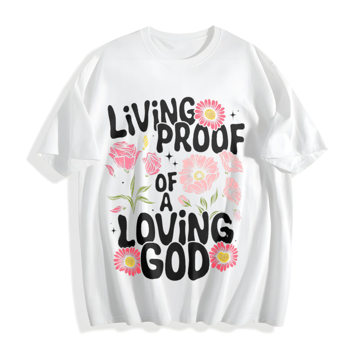 Living Proof Of A Loving God Text & Flower Water Wash For product image 2