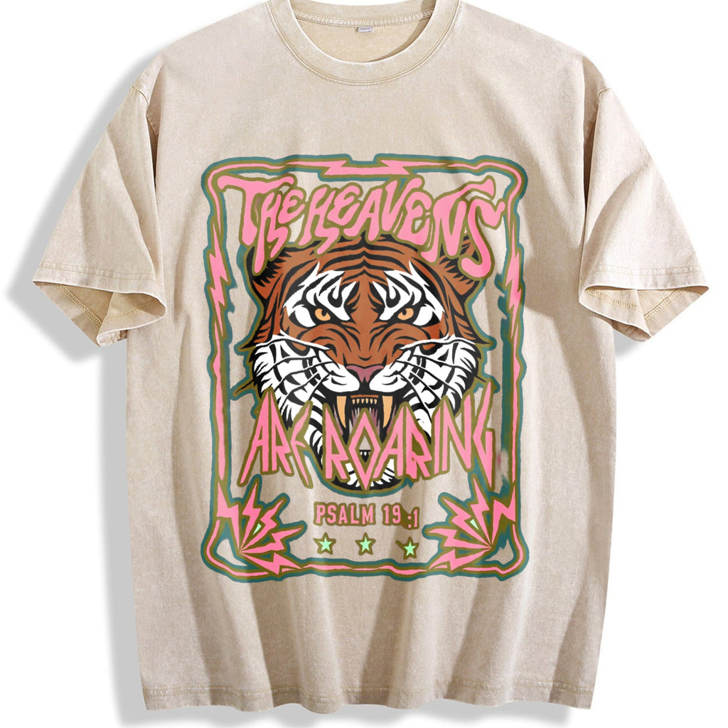 Tiger Head 100 Vintage Washed T-Shirt product image 1