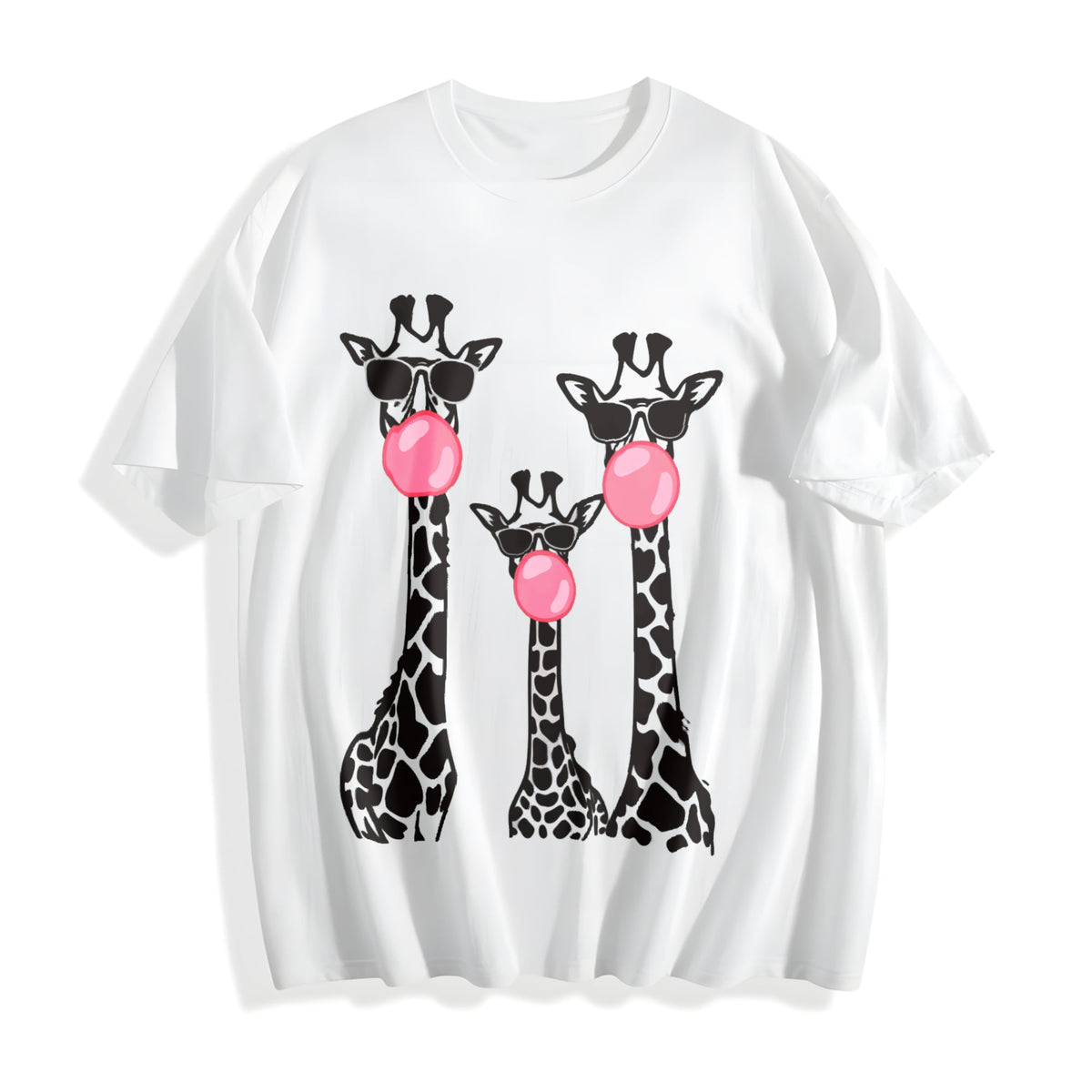 Cartoon Giraffe Cotton T-Shirt product image 2