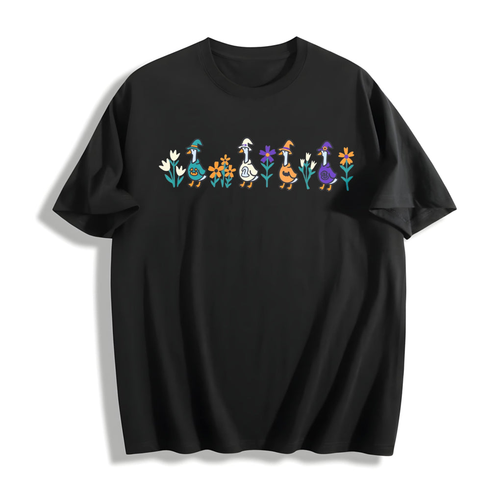 Halloween Goose Cotton T-Shirt product image 1