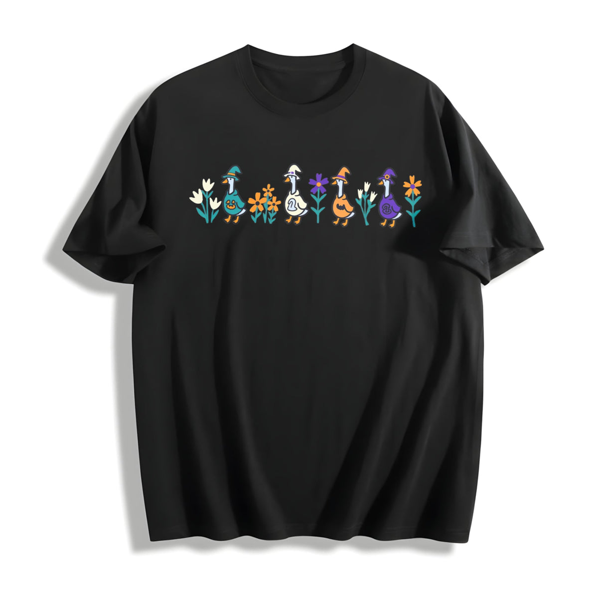 Halloween Goose Cotton T-Shirt product image 1