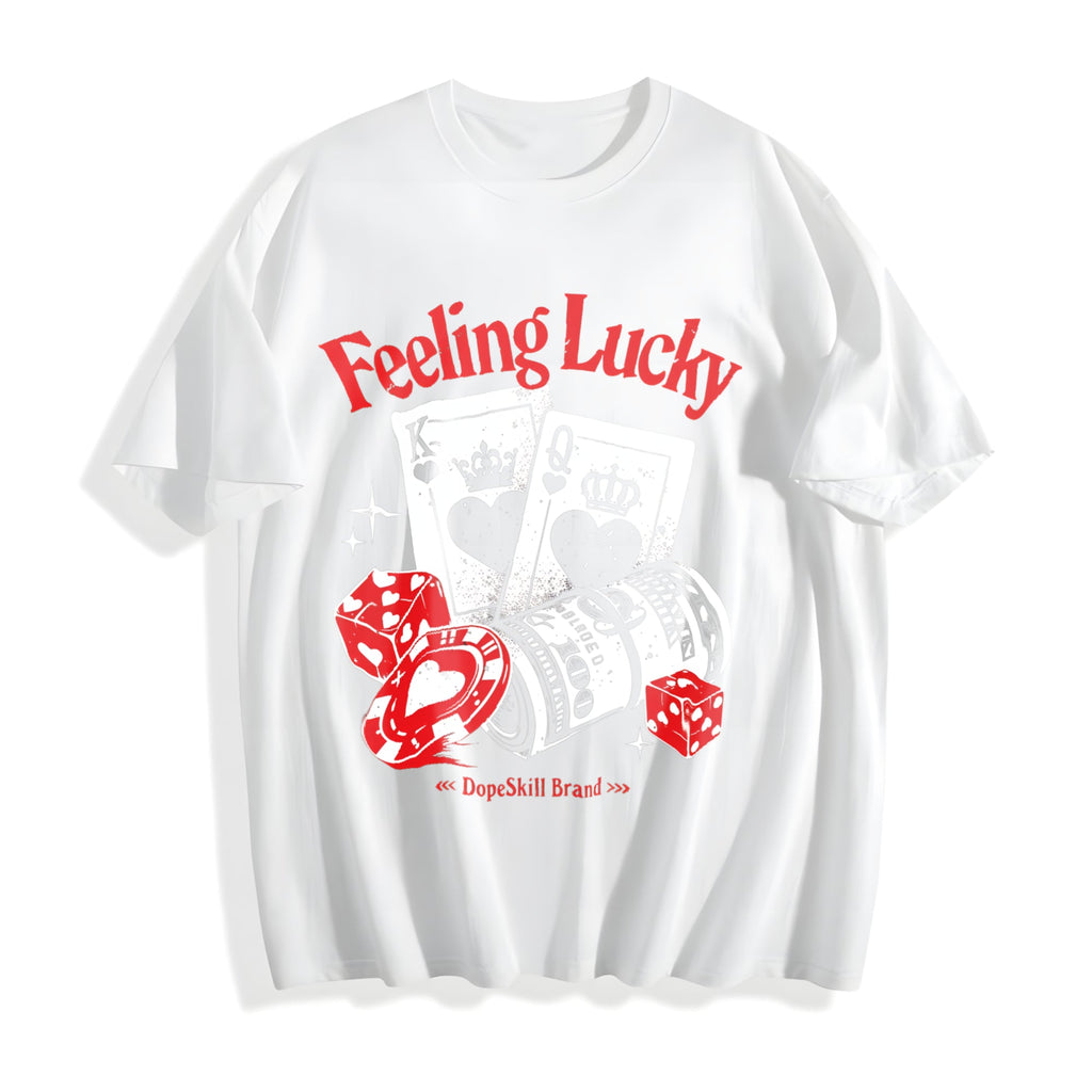 Feeling Lucky - Casino Elements : Finish Cotton T-Shirt product image 2