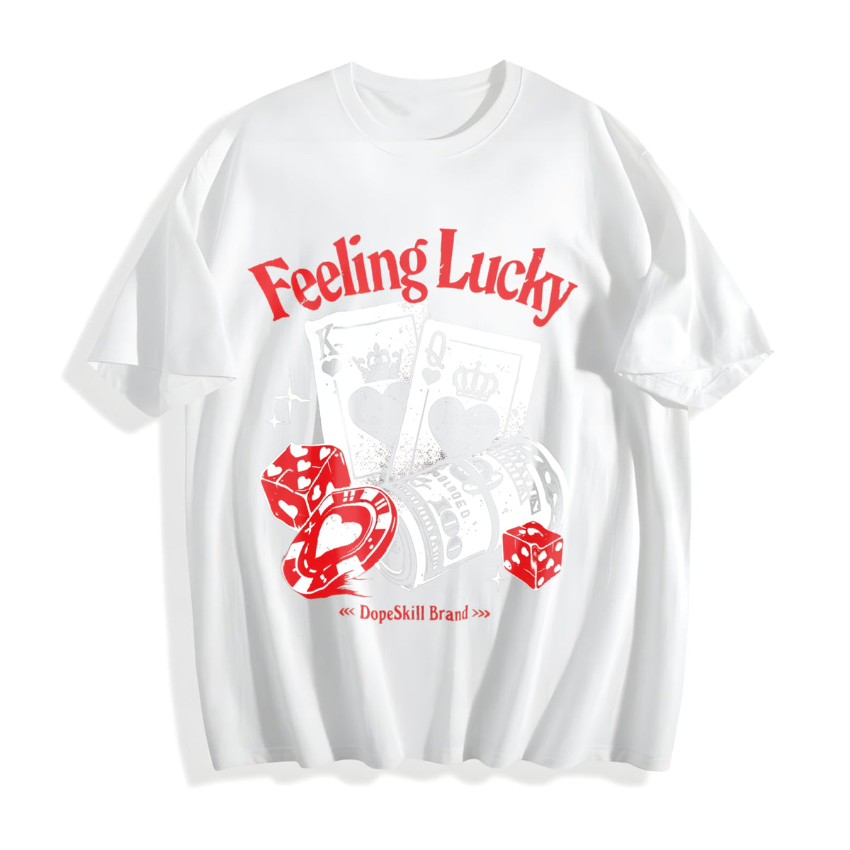Feeling Lucky - Casino Elements : Finish Cotton T-Shirt product image 2