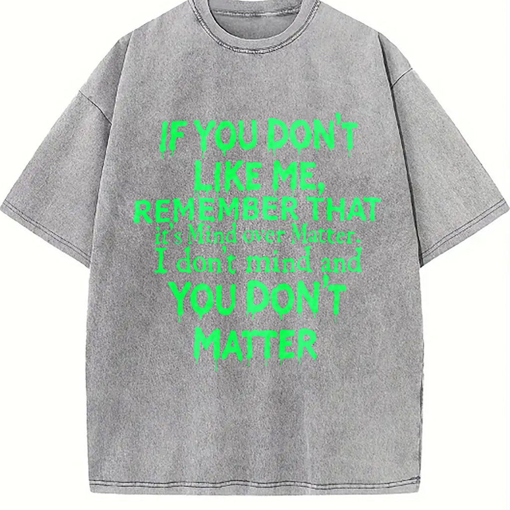 Mind Over Matter - Bold Statement With Text Vintage Washed product image 5