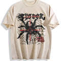 Spider With Black & Red Gothic Vintage Washed T-Shirt product image 1