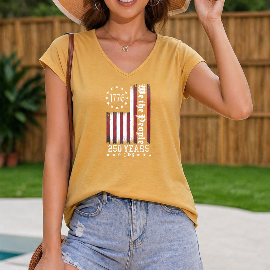 Letter Anime Women's V-Neck Tank Top