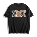 Howdy Western Halloween Ghost Cotton T-Shirt product image 1