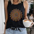 Golden Sunflower Mandala Women's Tank Top