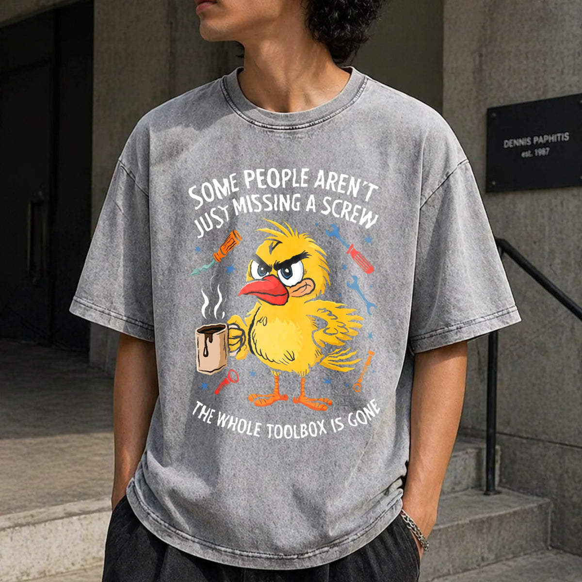 Some People Aren't Just Missing A Screw Vintage Washed product image 5