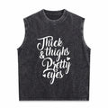 Thighs & Pretty Eyes Men's Washed Tank Top
