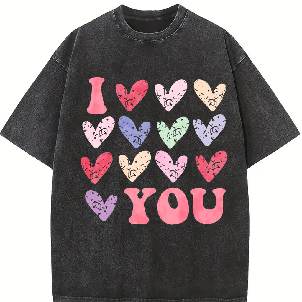 Valentine's Day Vintage Washed T-Shirt product image 2
