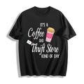 Letter Coffee Summer Cotton T-Shirt product image 1