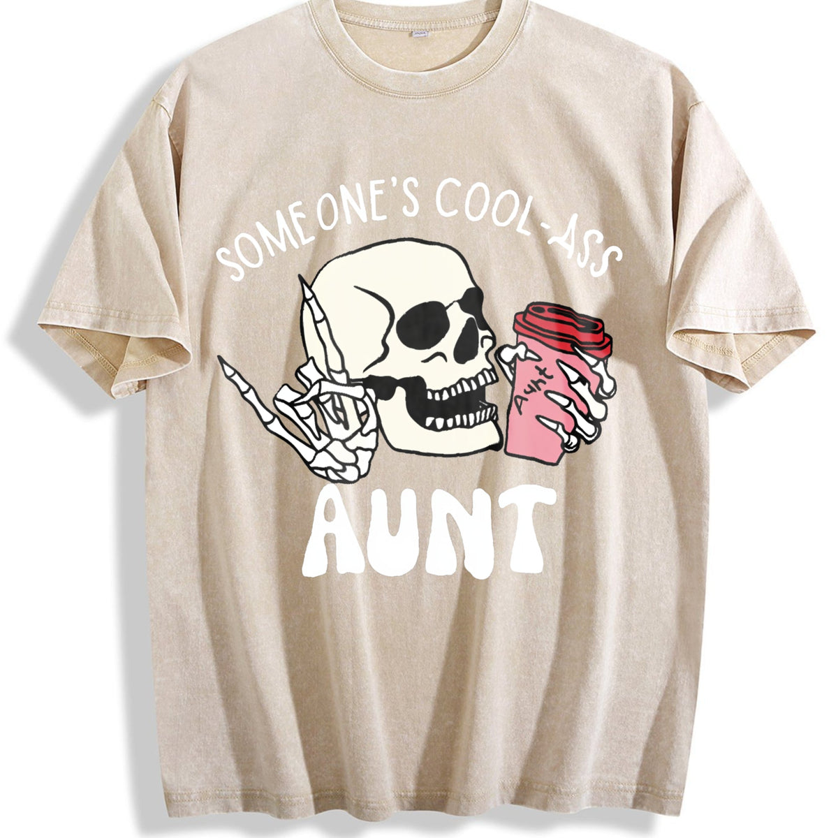 Cool And Unique Auntie Vintage Washed T-Shirt product image 1