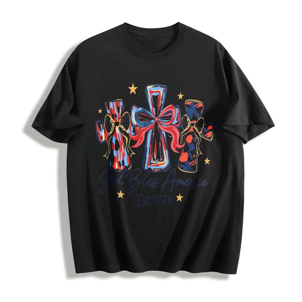 God Bless America Cotton T-Shirt product image 1