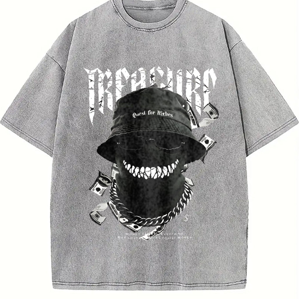 Short-sleeved Vintage Washed T-Shirt product image 5