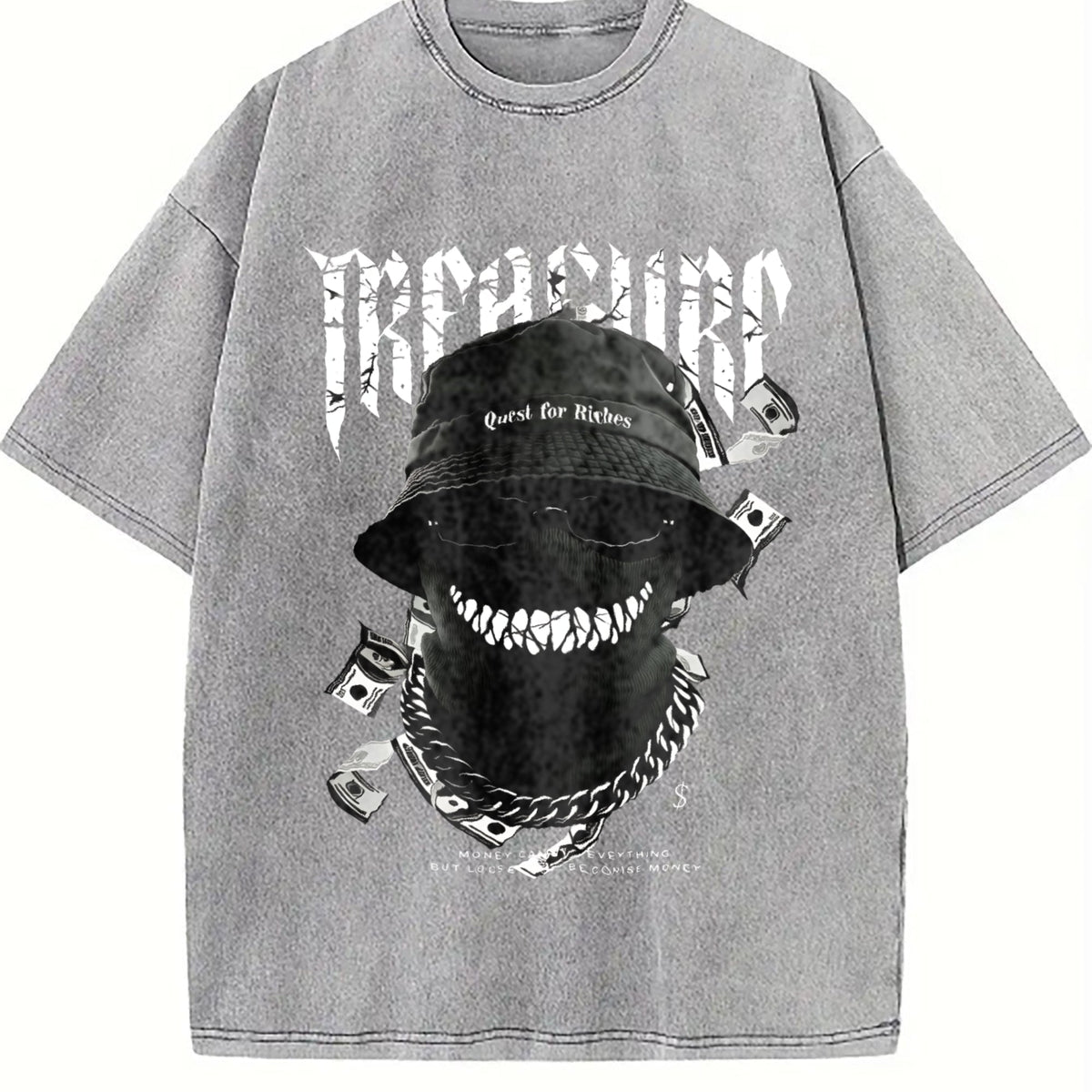 Short-sleeved Vintage Washed T-Shirt product image 5