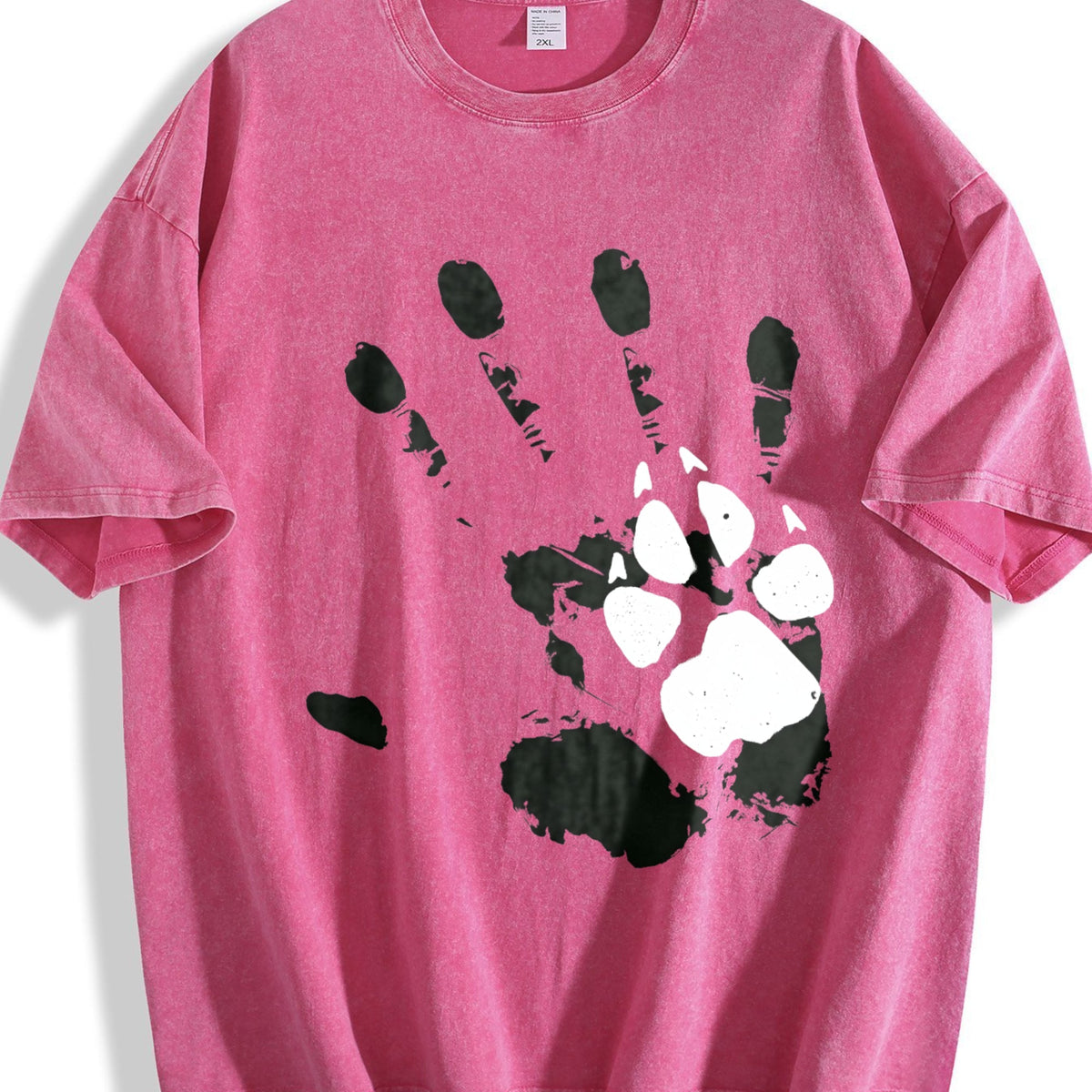 Man And Dog Are Good Friends Vintage Washed T-Shirt product image 5
