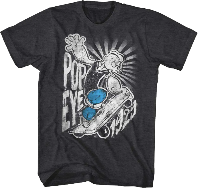 1929 Skateboard Popeye T-Shirt product image 1