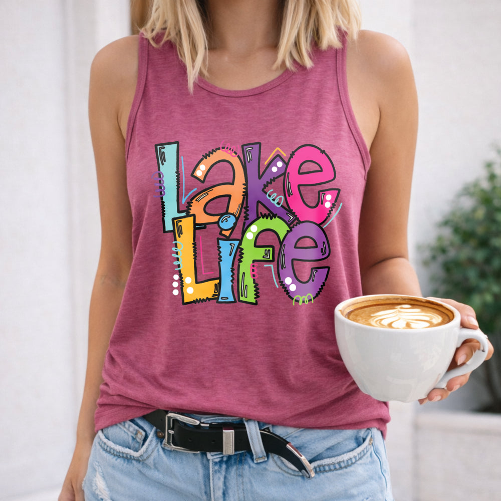 Lake Life - White Women's Tank Top
