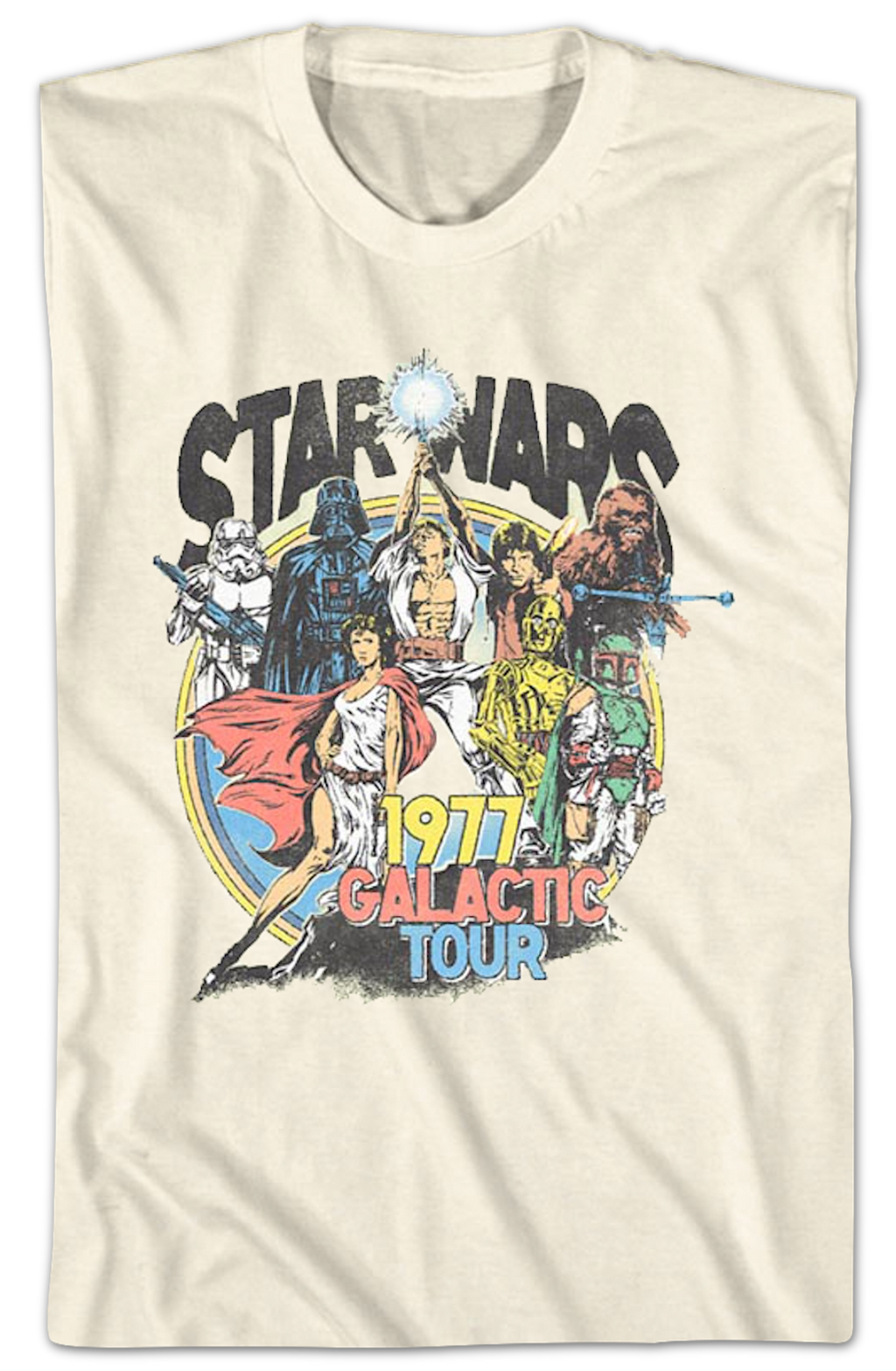 1977 Galactic Tour Star Wars T-Shirt product image 2