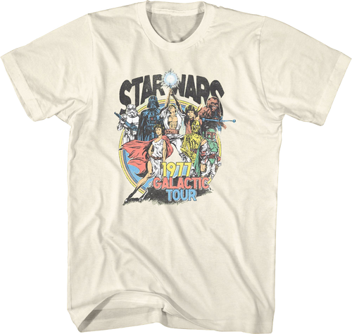 1977 Galactic Tour Star Wars T-Shirt product image 1