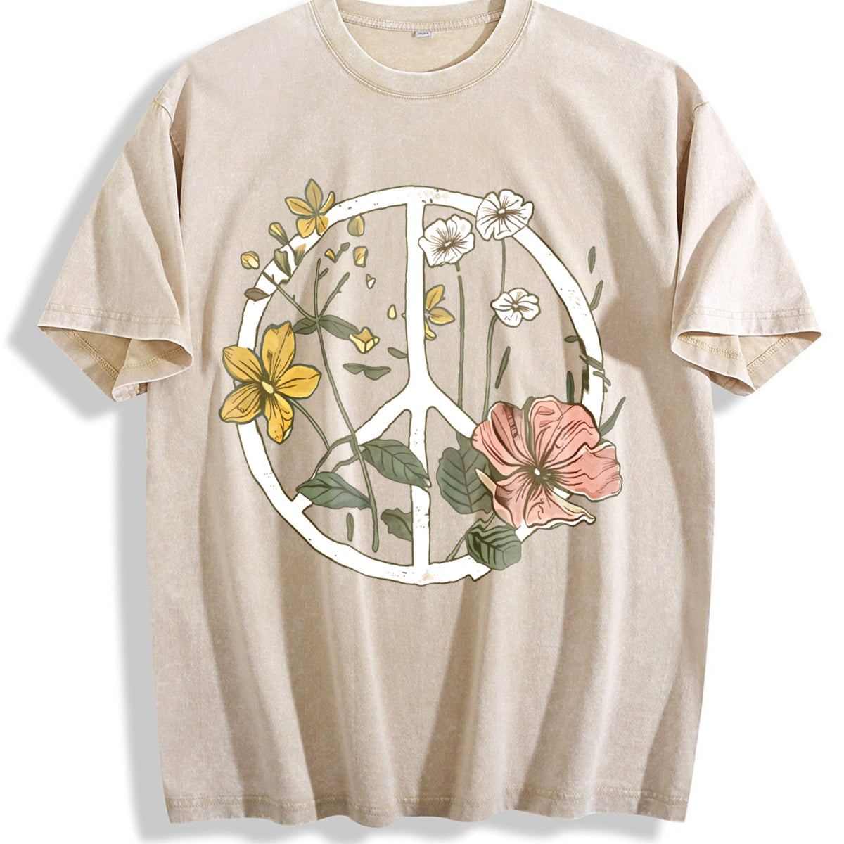 Bohemian - Floral Vintage Washed T-Shirt product image 1