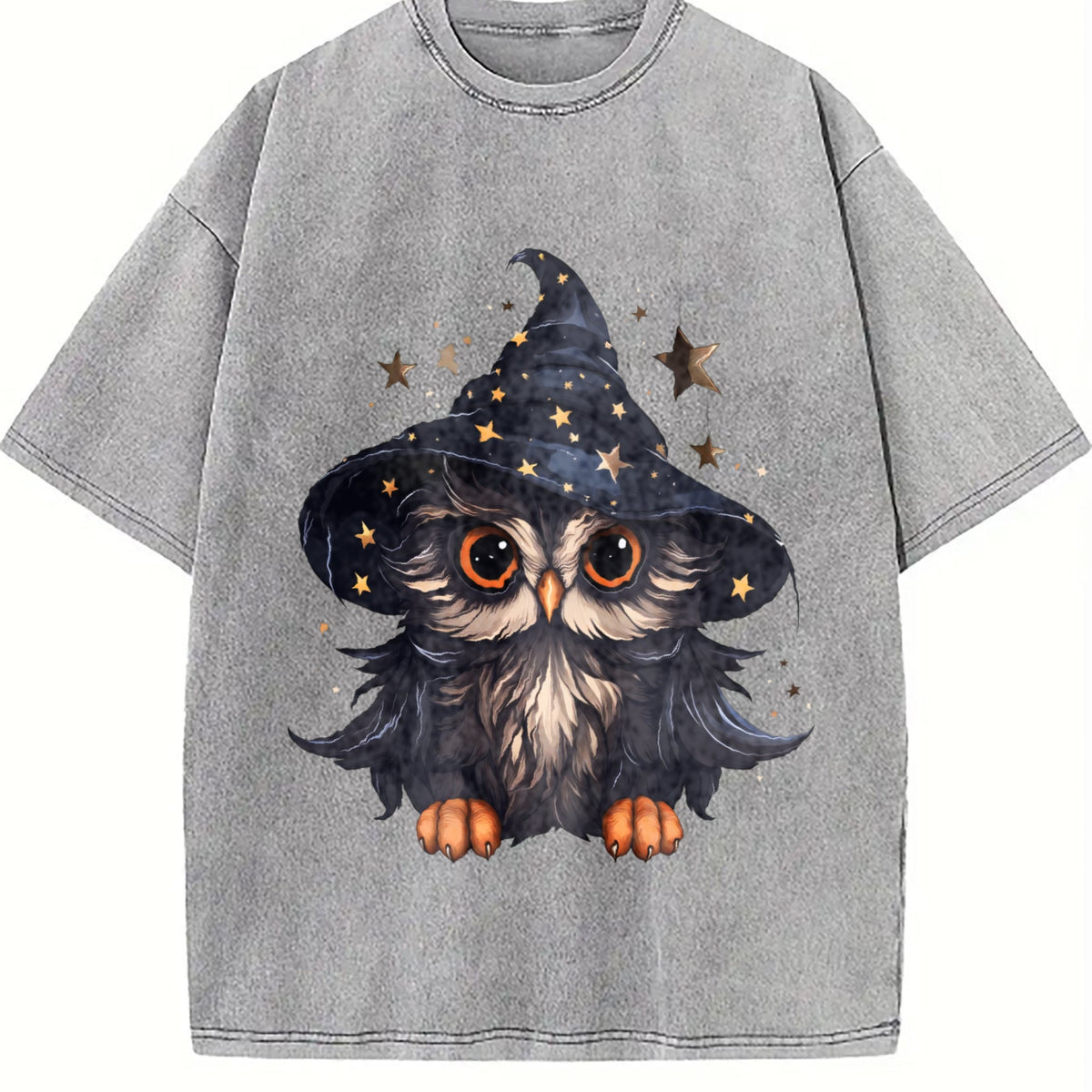 Autumn A Cartoon- Owl From The Early Days Vintage Washed product image 5