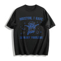 Houston I Have So Many Problems Raccoon Cotton T-Shirt product image 1
