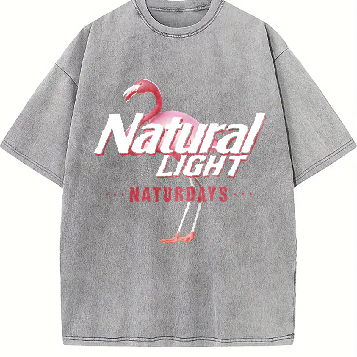Natural Light Flamingo Vintage Washed T-Shirt product image 5