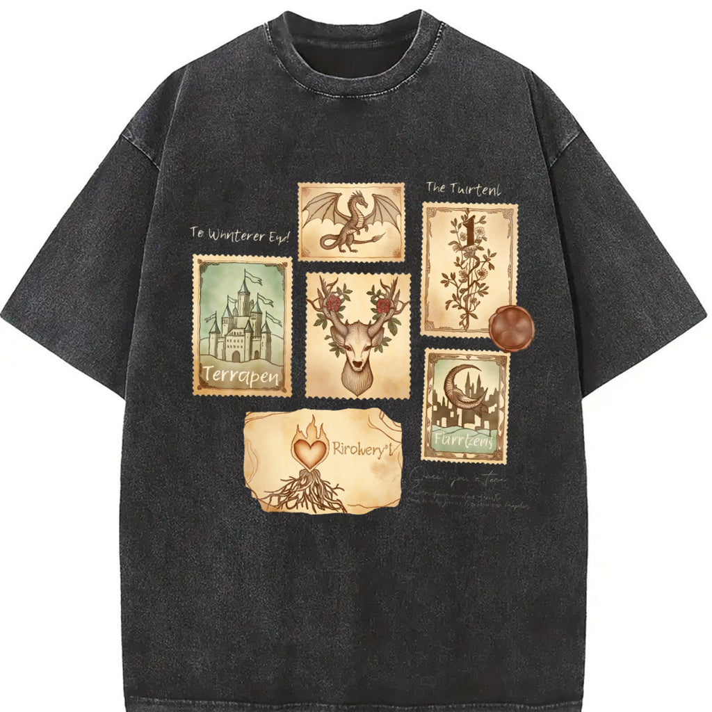 Thr0ne Of Glass Vintage Washed T-Shirt product image 2