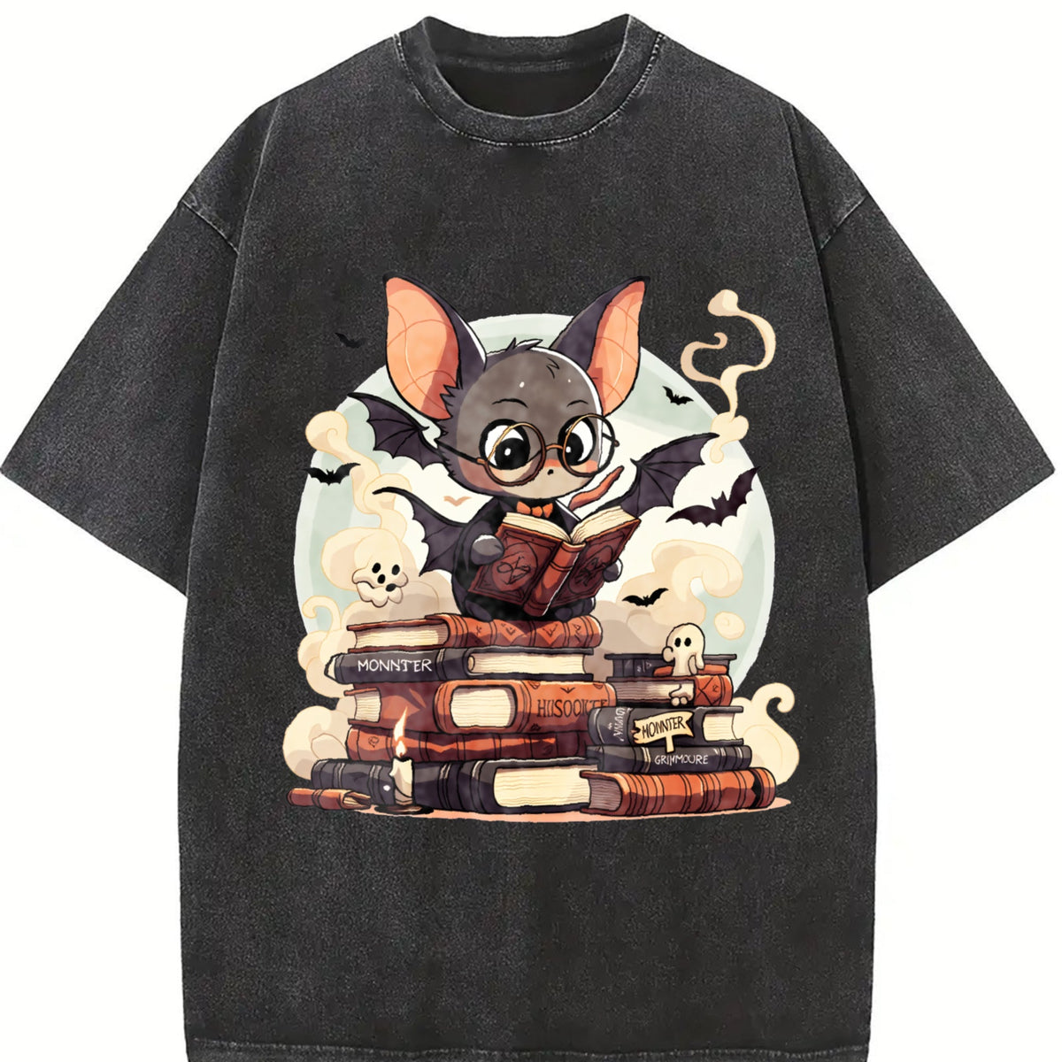 Summer A Playful Of A Bespectacled Bat Reading A Magic product image 2