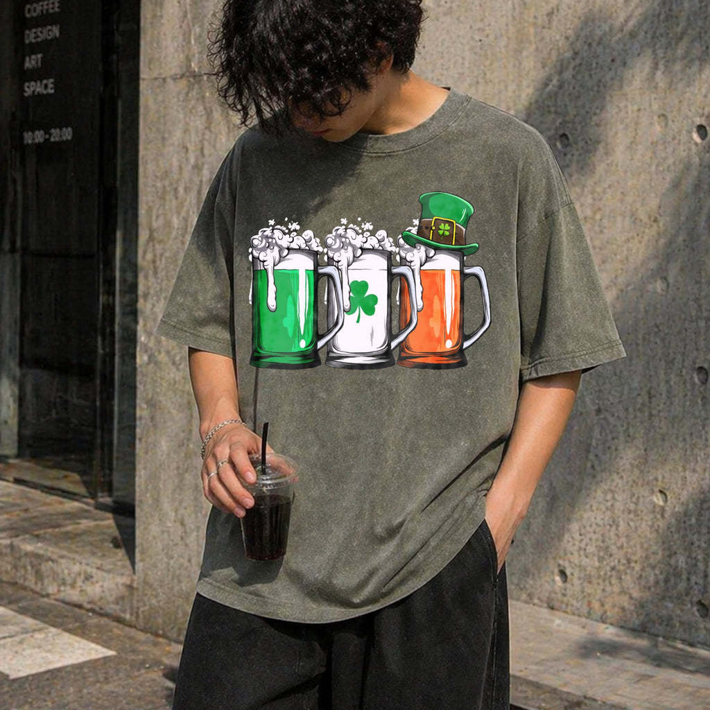 Irish Beer Ireland Flag St Patricks Day Leprechaun Vintage product image 4