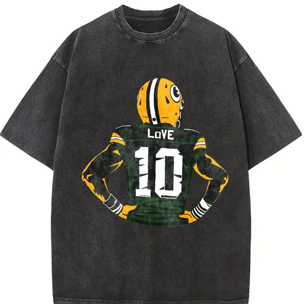 Mvp Touch Down - Green Bay Christmas Vintage Washed T-Shirt product image 2